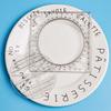 Protractor Geometry Drawing Ruler 3D Scale Transparent Rotatable Ruler Multi-Functional Plastic Circle Drafting Ruler Art Design
