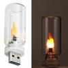 Retro USB LED Filament Nachtlicht Gelb Warm Glühbirne Beleuchtung Flamme Umgebungslicht Für Heimdeko Notbeleuchtung