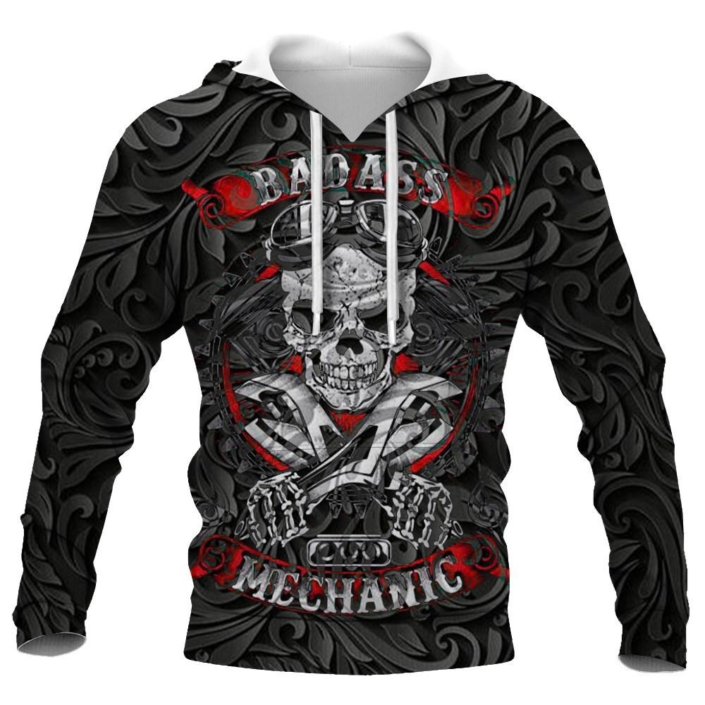 2023 New Fashion Autumn Men's Skull Hoodies 3D Printed Men Streetwear Pullover Tops Long Sleeve Sweatshirts Fashion Sweatshirt