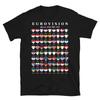 Eurovision Winner Wall 2025 T-Shirt All Eurovision Winners 1956-2025