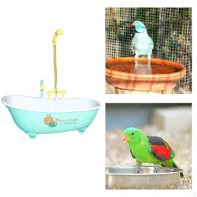 Tragbares Vogel-Papageien-Bade-Spa mit Wassersprinkler