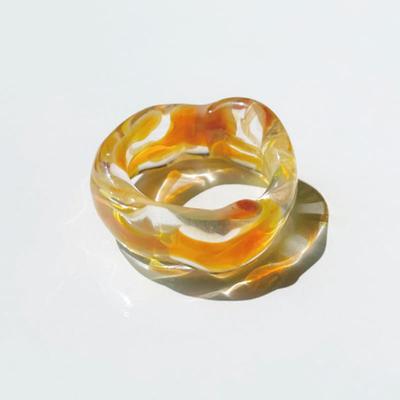 Azurhaus Bumpy Ring Tangerine