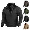 Spring And Men's Standing Collar Sweatshirt Is Outdoor Casual Sweaters Tops