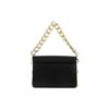 Versace Jeans Couture Gouden Logo Ketting Schouderband Kunstleer Handtas Dames handtassen Zwart 75VA4BL3ZS467899