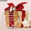 1pc/2pcs Christmas Friendship Ornament Friendship Gifts My Best Friend Ornament Christmas Tree Decoration Glass Ornament Xmas Gift