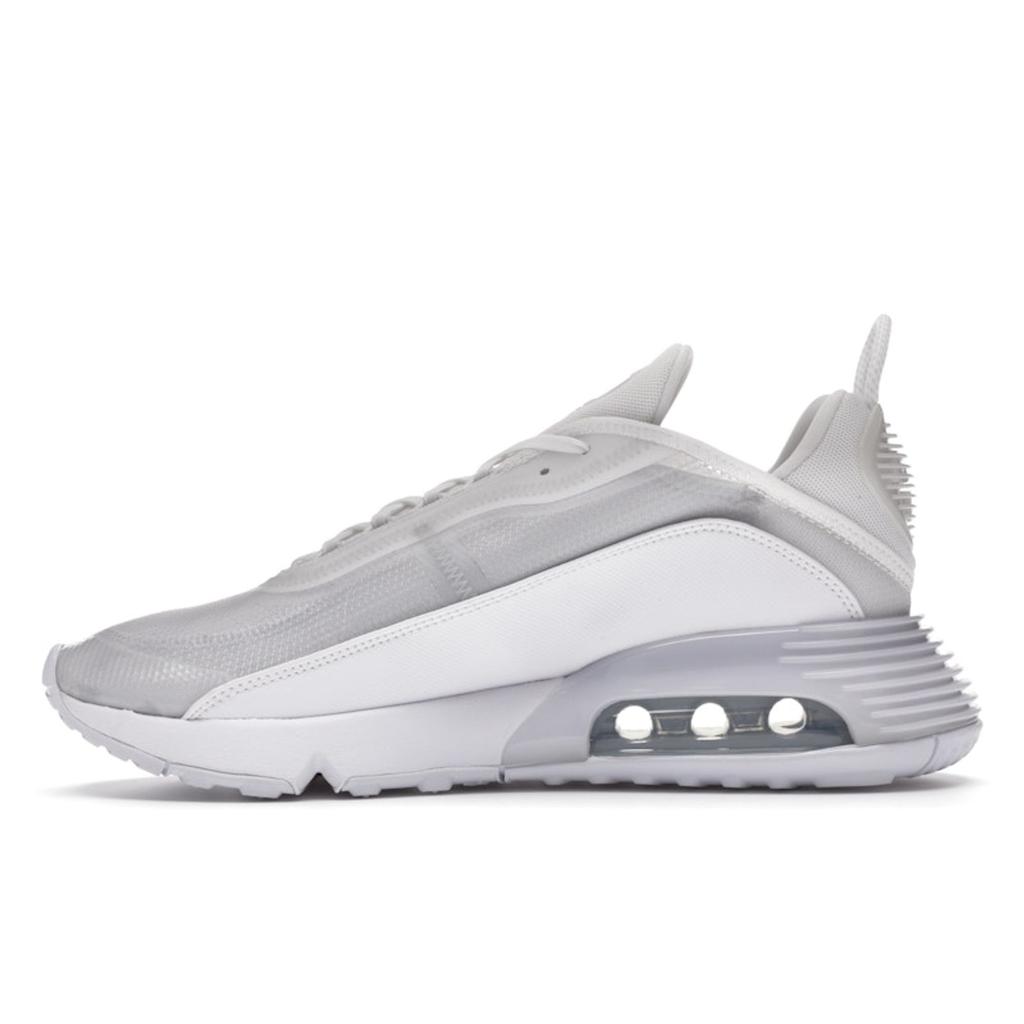 Nike Unisexové tenisky Air Max 2090 Triple White Vlčí šedá Čistě platinová BV9977-100