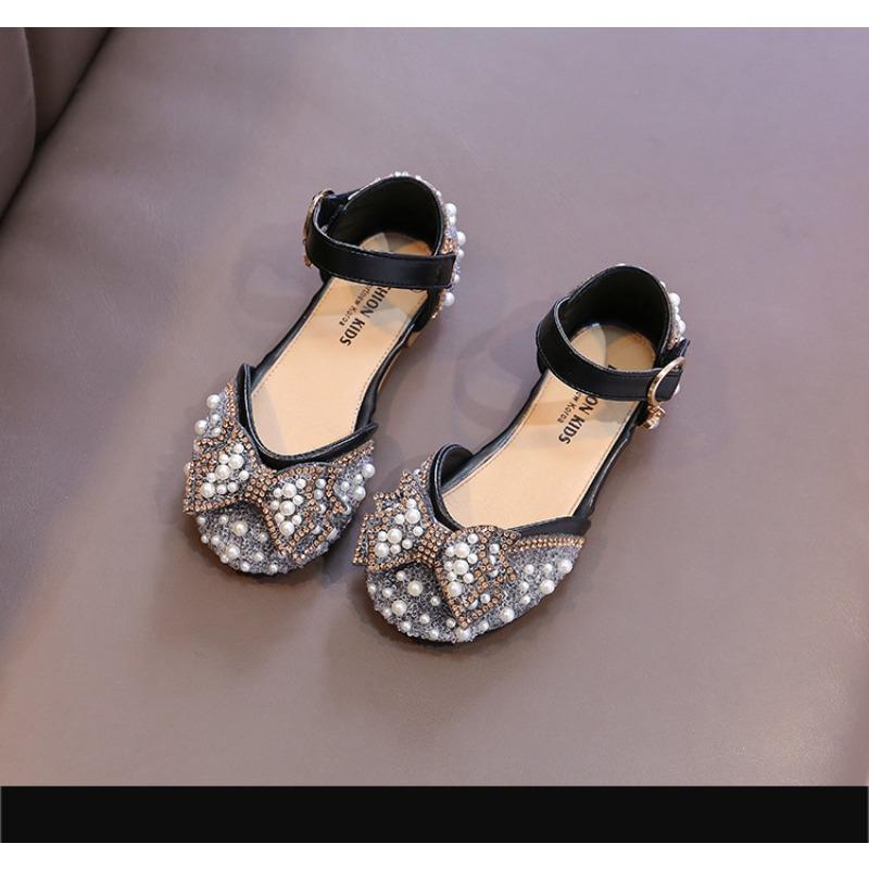 Girls' Pearl Soft-Sole Sandals Children's Princess Shoes for Toddlers & Youth Shoes for Girls Cute Girls Shoes