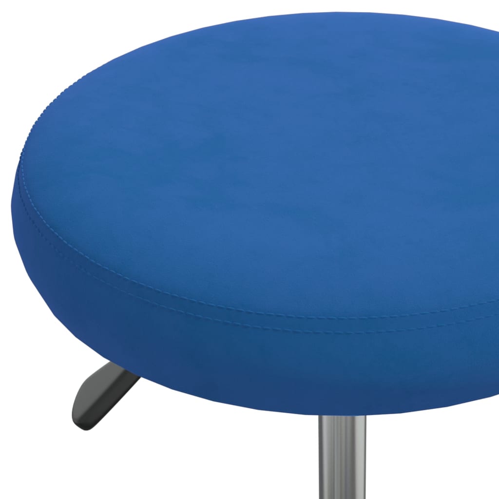 Dining Chair Blue Velvet