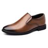 Fashion Men's Business Leather Shoes Classic Casual Style Office and Leisure Outdoor Street High Quality Adult Work Shoes Plus Size