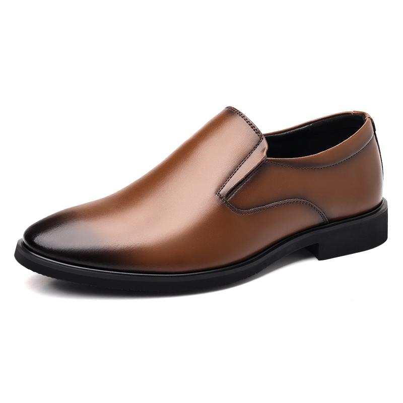 Fashion Men's Business Leather Shoes Classic Casual Style Office and Leisure Outdoor Street High Quality Adult Work Shoes Plus Size