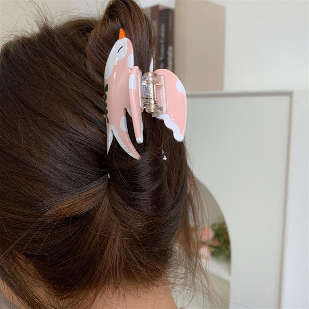 Realistische Schwalbe Haarkralle Starke Feder Haarspange für Damen Schöne Rutschfeste Haarklammer für Pferdeschwanz Beliebter Haarhalter