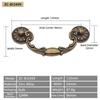 Zinc Alloy Cabinet Handles Antique Bronze Furniture Handles Classic Dresser Knob  Home Furniture