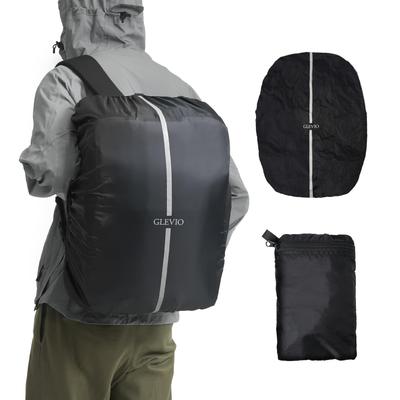Regenwasser mit reflektierend für Business-Kreuzgurt erweiterbarer Rucksack für Männer und mit Stauraum schwarzer Rucksack [Grevio] Hülle, abweisend,