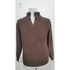 Men's V Neck Knit Pullover Sweater, Solid Color Long Sleeve Top, Fall Winter Loose Versatile Knitwear