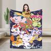 Digimon Plush Blanket Girls Boys Flannel Throw Blanket For Couch Chair Super Soft Quality Bedspread Gift