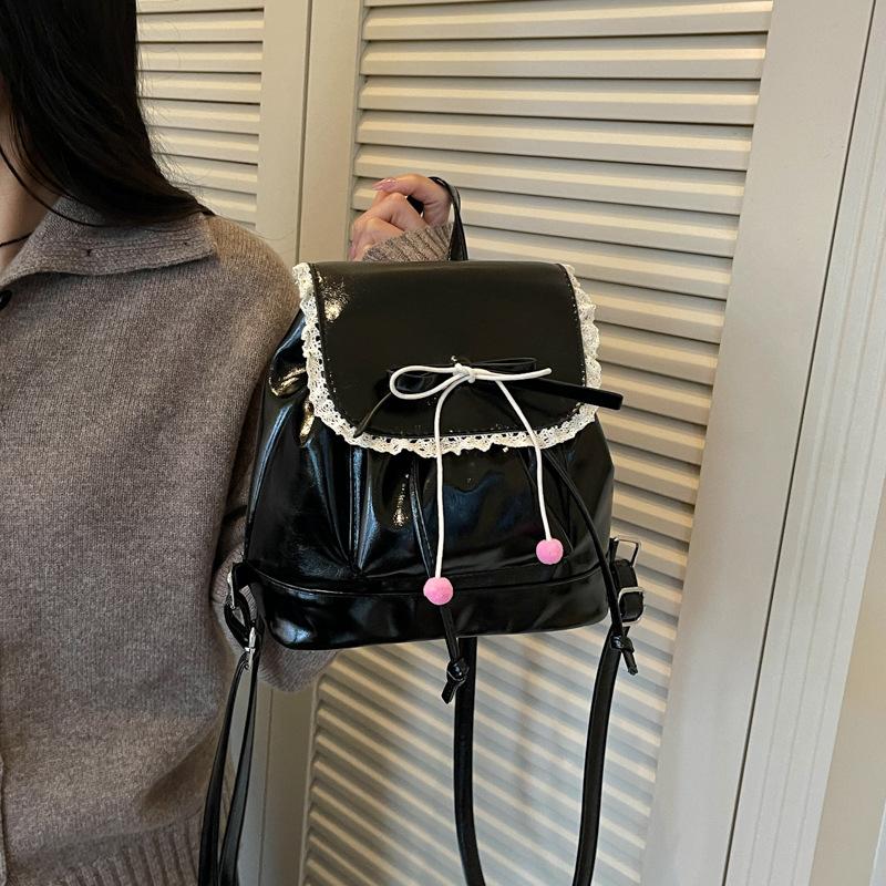 Schoolbag Premium sense backpack Women's travel lightweight schoolbag ins niche backpack 1011 new summer retro commuter backpack