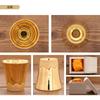 EAST Table Cup Gold Glaze Fuji Mino Ware Wooden Box Made In Japan Mt. 716-012-01