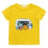 T-shirt con Stampa Cartoni Animati Toca Boca World 100% Cotone Moda Manga Fumetti Manica Corta Carine Ragazzi Ragazze Top Girocollo Magliette Bambini T-shirt Divertente Vestiti Estivi