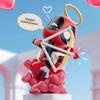 POP MART MARVEL Deadpool Series Box of Pop Mart Gachapon Blind Box Plastic Premium PVC Soft Original Birthday Gifts [Assorted 12] Figures, Models,