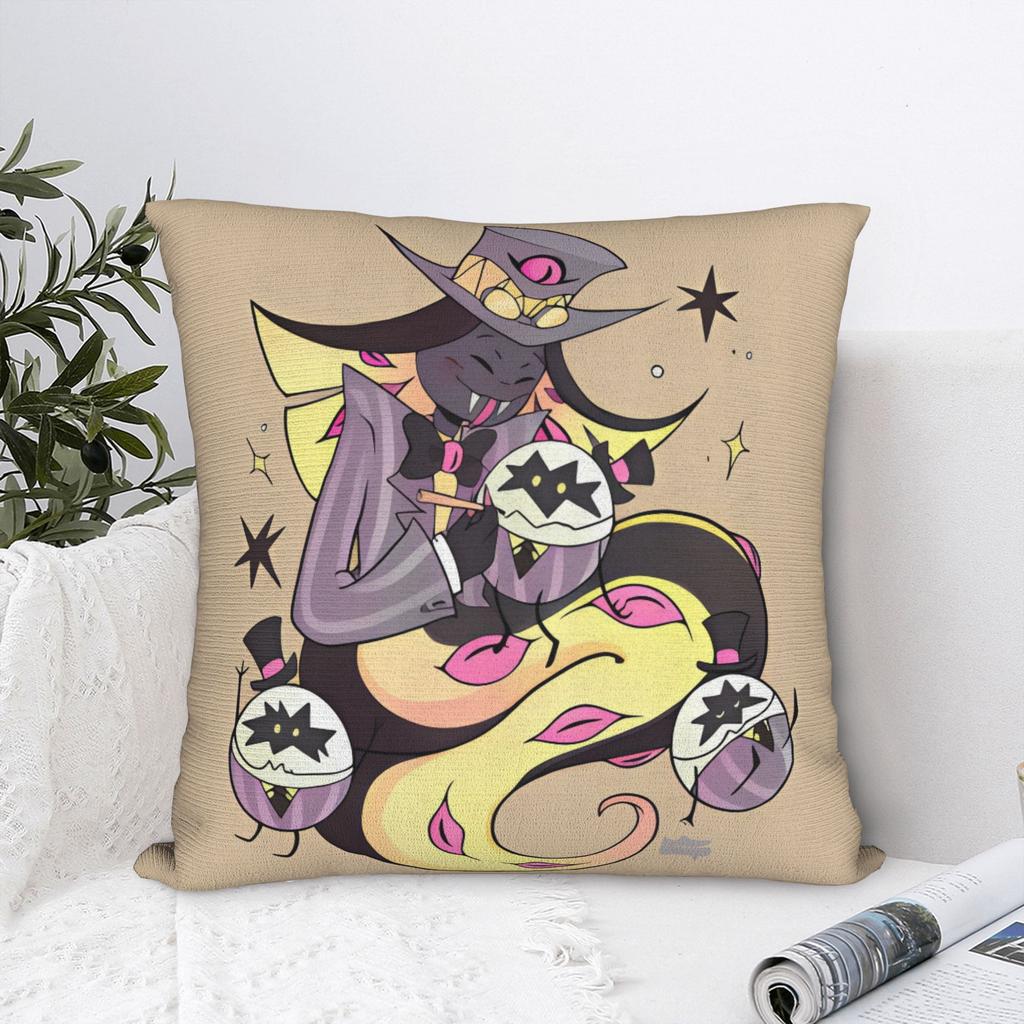 Hazbins Hoteling Vox Pillow Case Soft Pillow Cover Retro Trendy Pillowcases For Living Room Sofa