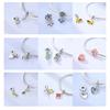 Original Newest Copper Charms Beads Fit Original Bracelet Necklace Pendants Diy For Women Jewelry Making Gift
