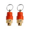 2Pcs Brass Air Compressor Safety Relief Valve Power Tools Tools Power Tool Valve Tool