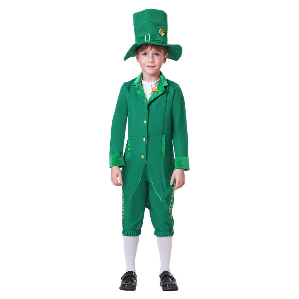 St. Patrick's Day Irisches Kostüm Cosplay Anzug St. Patrick's Day Cos Kleeblatt
