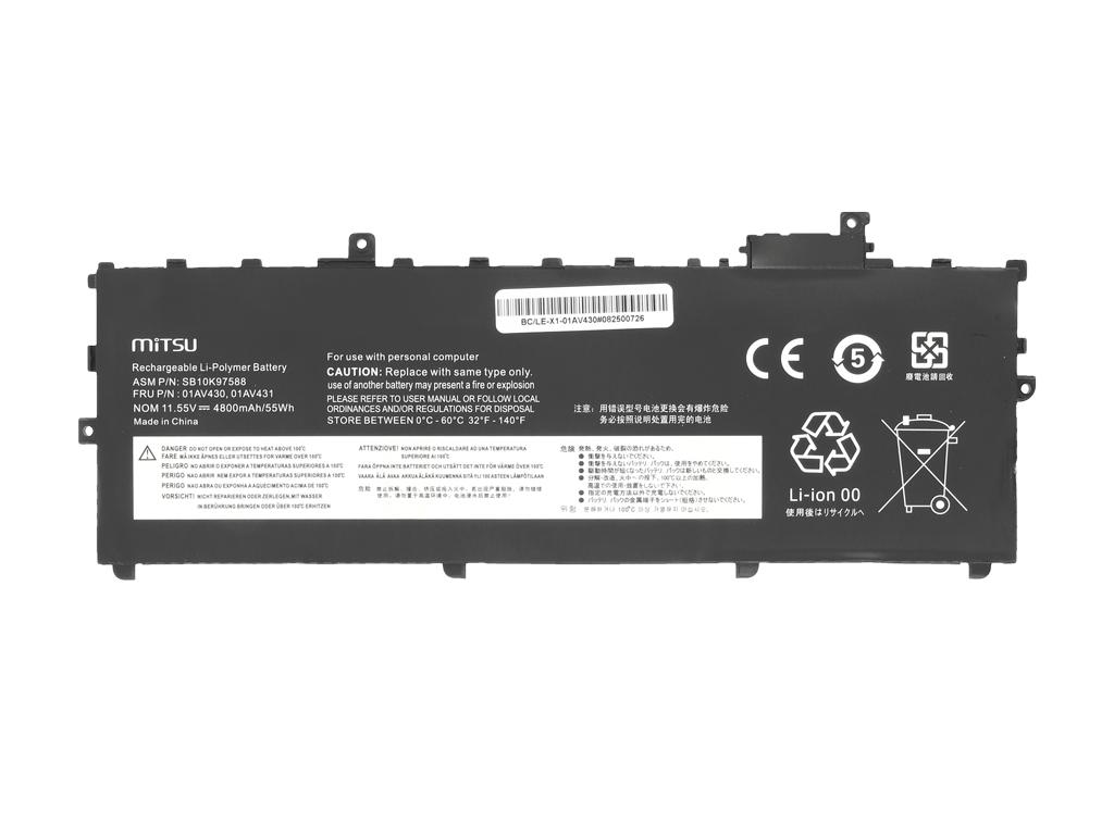 Battery 01AV430 for Lenovo ThinkPad X1 Carbon 5 6 2017 2018