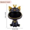 Geometric Shape Figurine Resin Statue Entrance Key Holder Cat Bear Tray Candy Lipstick Jewelry Sundries Storage Home Decoration