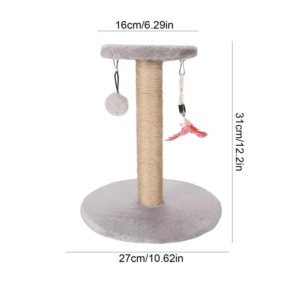 Cat Scratching Tower Cat Tree Hangings Sisal Toys Scratchers Cat Furniture & Toy Cat Scratch Post For Indoor Cats Fun Cat Tree
