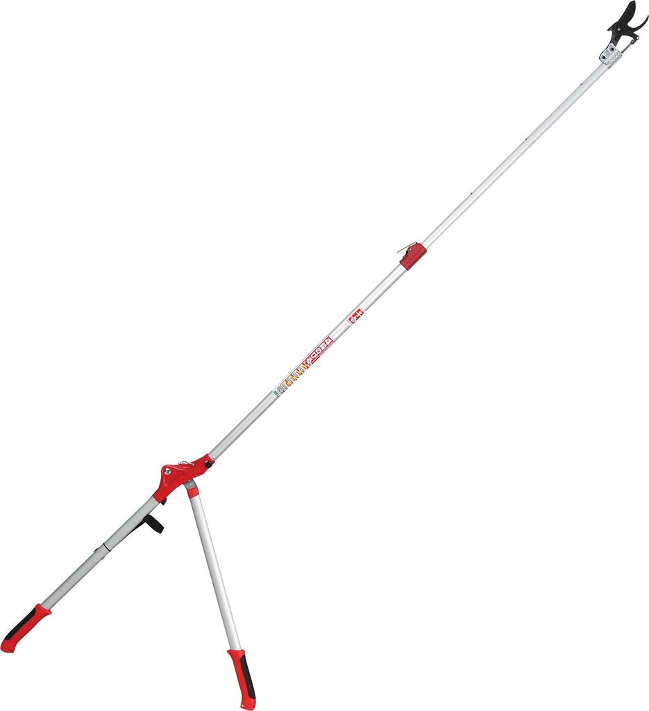 Senkichi Telescopic Pruning Shears for cutting live branches up to 30mm in Made in SGLP-8 High-Reach (1.8-2.4m, 4-stage adjustable), diameter, Japan.