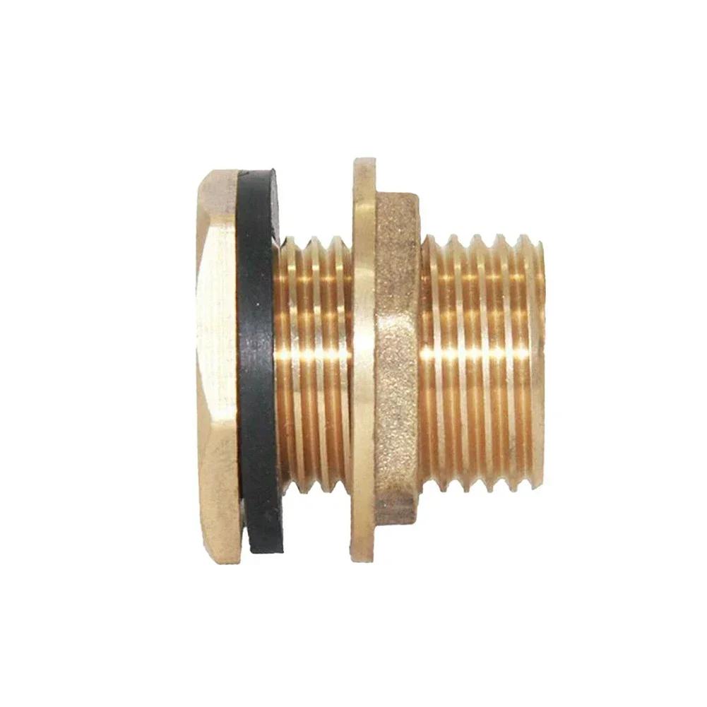 Heavy-Duty Click-Lock Brass Tap Connector - Perfect for Water Butts, Rain Barrels & Water Storage Tanks, Essential Watering Equi
