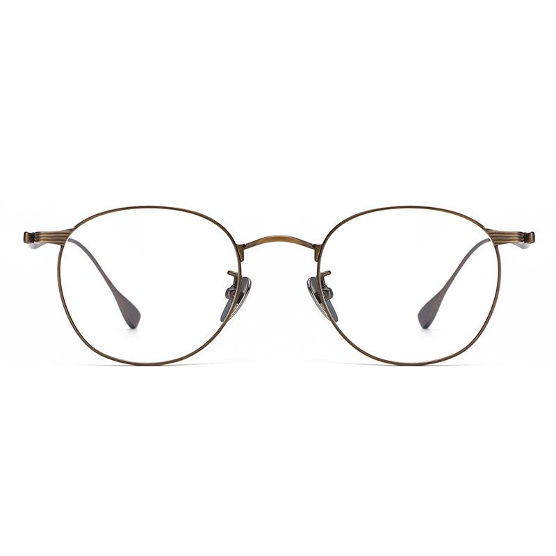 Ultralight Retro Pure Titanium Optical Frames for Men Women Luxury High-end Quality Eyeglasses Frame For Men Women