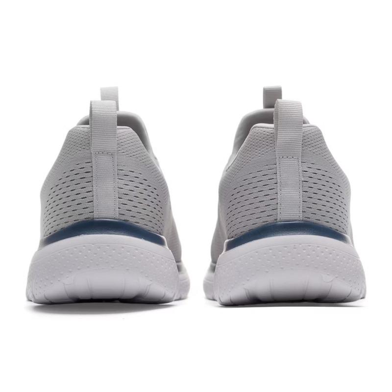 Skechers Memory Foam Men Fabric Breathable Running Shoes Gray 8790439-GRY
