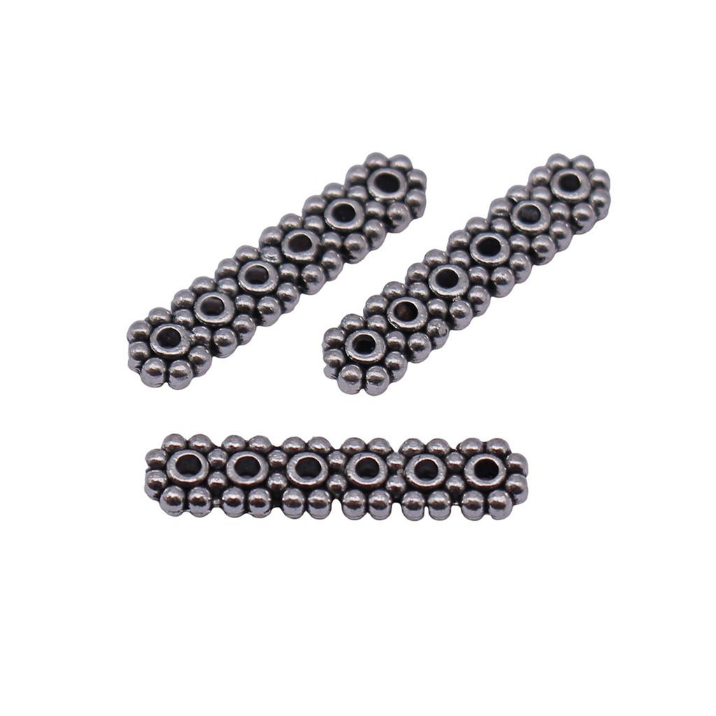 Multi Hole Tube Beads Spacer Antique Style Links For Multi Strand Bracelets