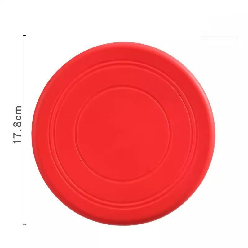 Soft Silicone Pet Frisbee, Bite-resistant Dog Training Flying Disc for Outdoor Interactive Fetch Play