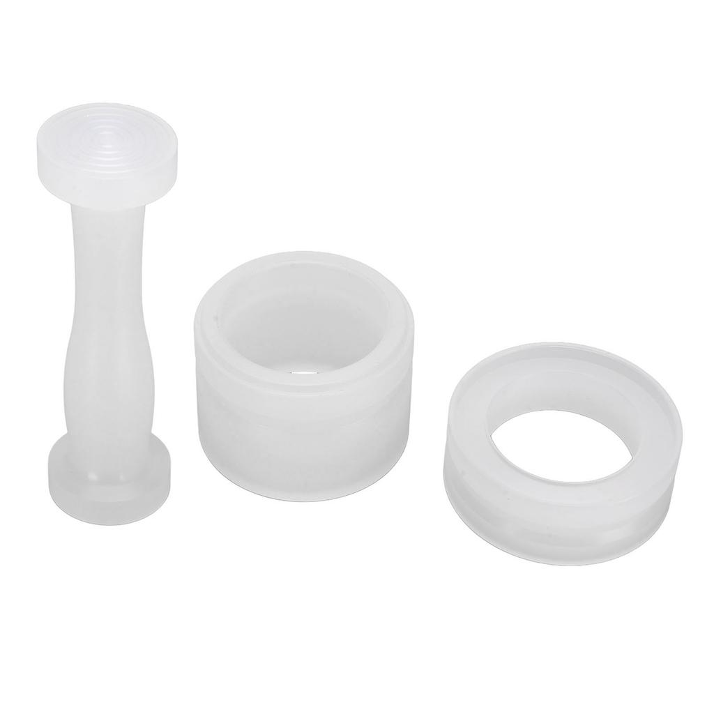 Coffee Capsule Refill Kit Double End Coffee Powder Press Hammer with Coffee Capsule Refill Holder Lid for Coffee Making Tools