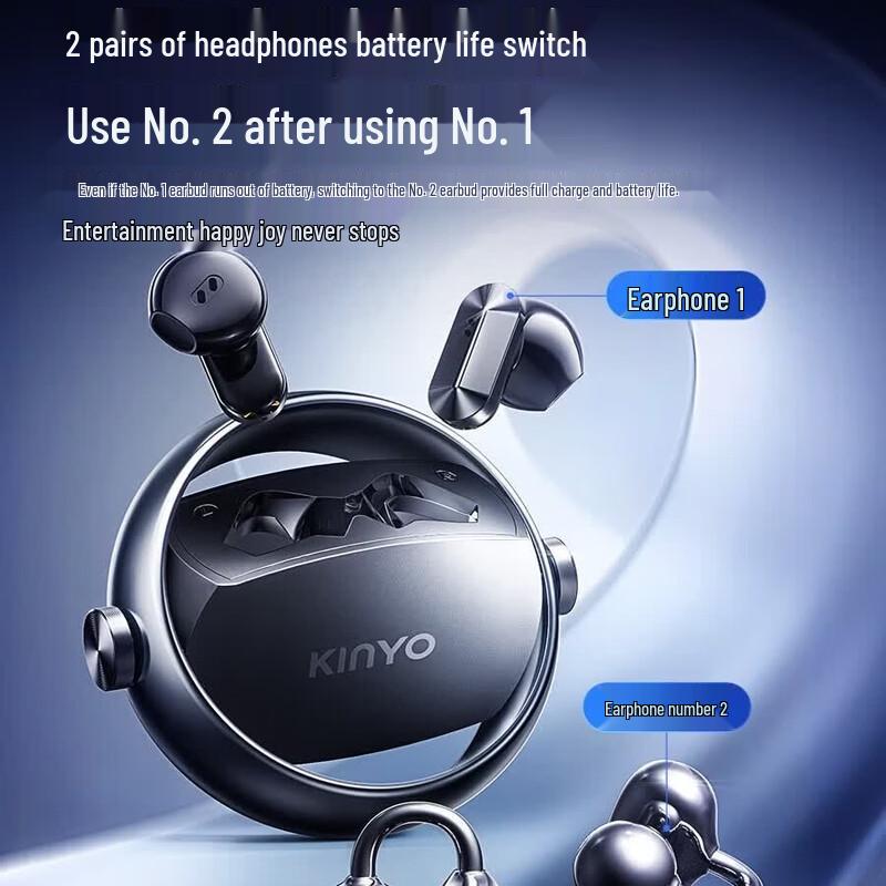 KINYO A30 Noise-Cancelling AI Translation Bluetooth Earphones