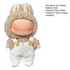 Puppenkleidung für 17 cm Puppen Einfach anzuziehen Perfekte Passform Bedrucktes Plüschpuppenkleid Weicher Stoff Puppenoutfit
