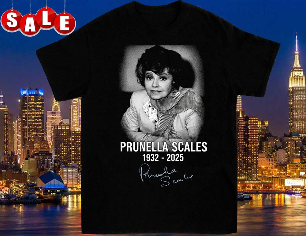 Prunella Scales signature Black S-5XL T SHIRT Unisex Unisex T-Shirt M