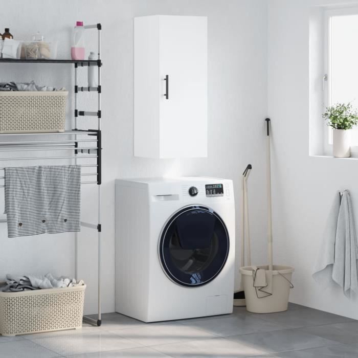 VidaXL Armoire murale blanc 34,5x34x90 cm 828876