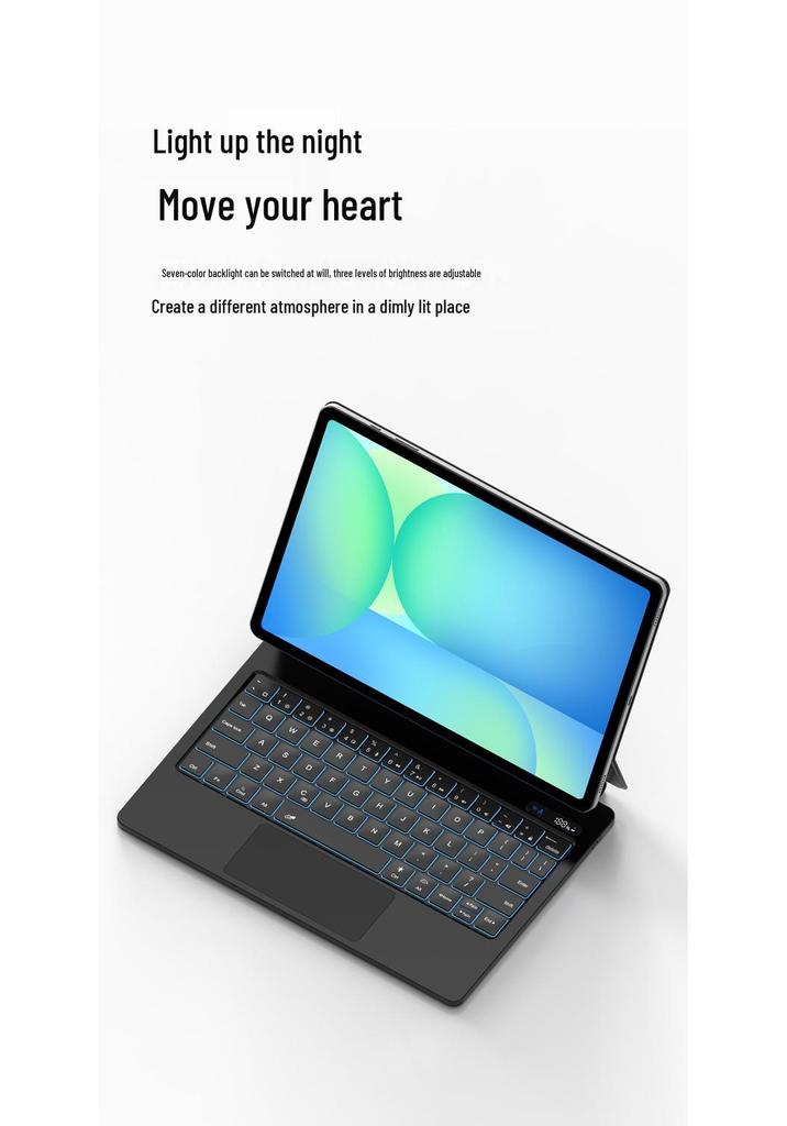 Huawei MatePad Air Magnetic Suspension Bluetooth Keyboard Case with Touch-Control Backlight