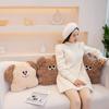 New Big-eyed Dog Pillow Doll Cute Bear Plush Doll Sofa Cushion Girl Sleeping Doll Gift