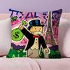 Cartoon M-Monopoly Pillow Case  Ultra Soft Skin Friendly Fabric Cloud Like Comfort & Concealed Zipper