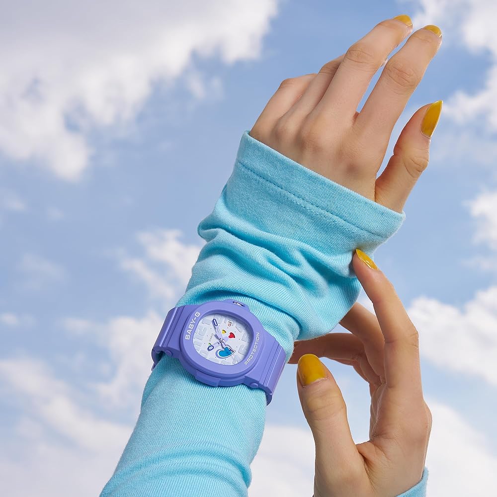 Casio Baby-G Playful Hearts Series BGA-10-6AJF Women's Watch Purple
