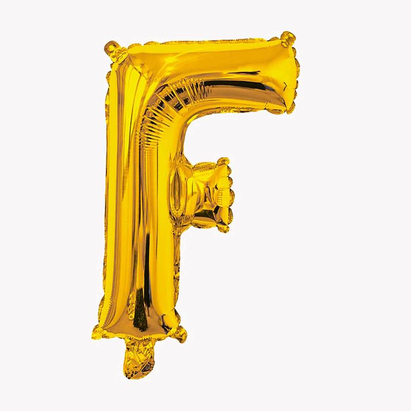 32-Inch Gold English Alphabet Aluminum Film Balloon Birthday Party Decoration Balloon Wedding Decoration In The Letter Helium Floating