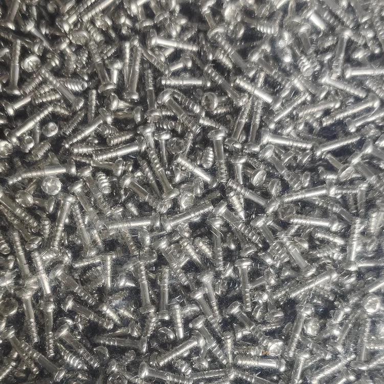 Eco-Friendly Nickel-Plated Cross Head Half-Thread Self-Tapping Screws for Battery Cover Plates - Sizes: M2, M2.3, M2.6, M3