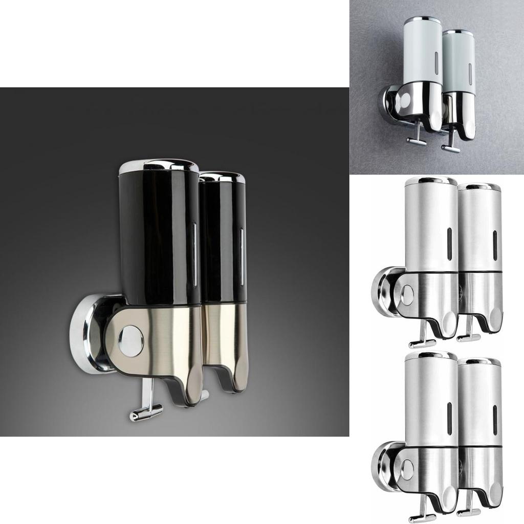 Elegantes ABS Seifenspender für Einzel- und Doppelsitz mit manuellem Drücker für gewerbliche Badezimmer