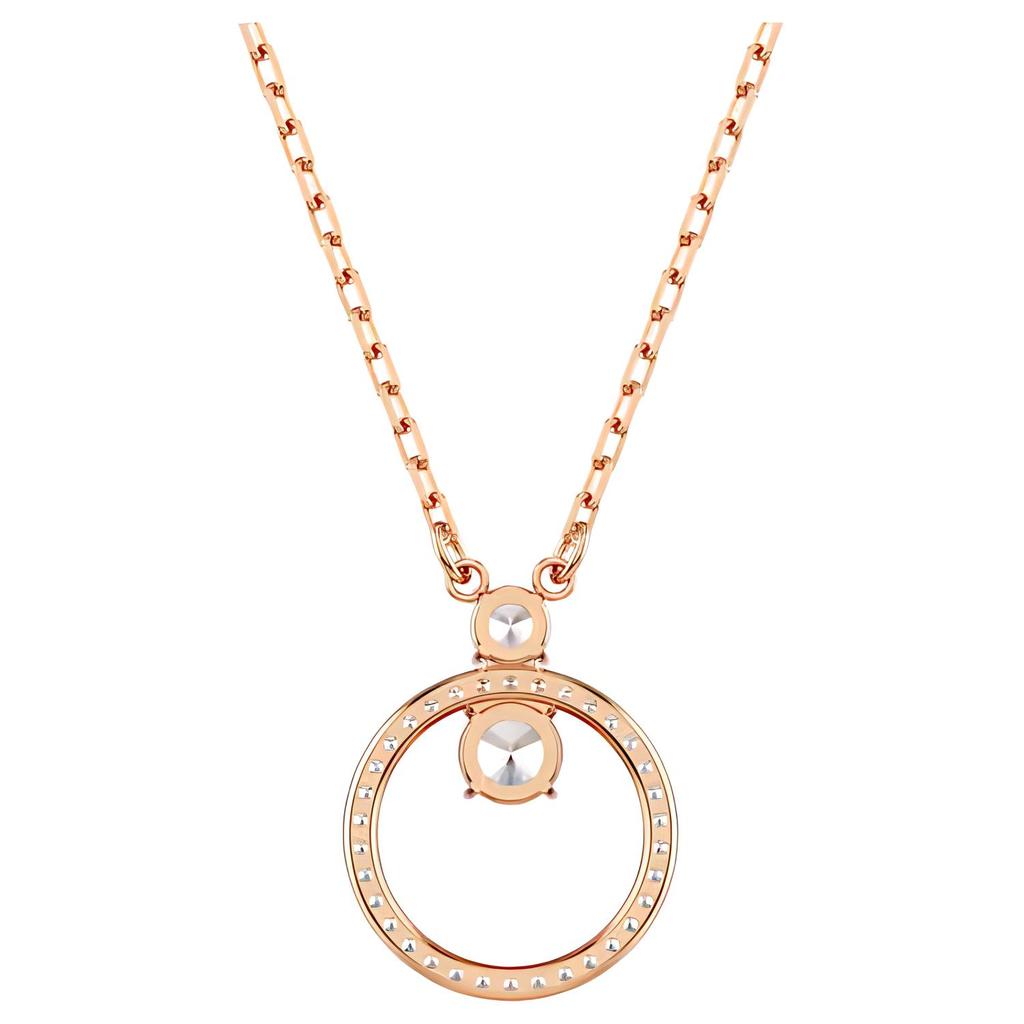 Swarovski Constella Synthetic Cubic Zirconia Necklaces Women's Rose Gold 5692266