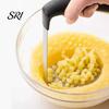 Vegetable Masher Tool Potato with Anti-Slip Rubber Handle U-Shaped Design Potatoes Heavy Duty Uniform Mesh for Sweet Pumpkin Beans Hand Press